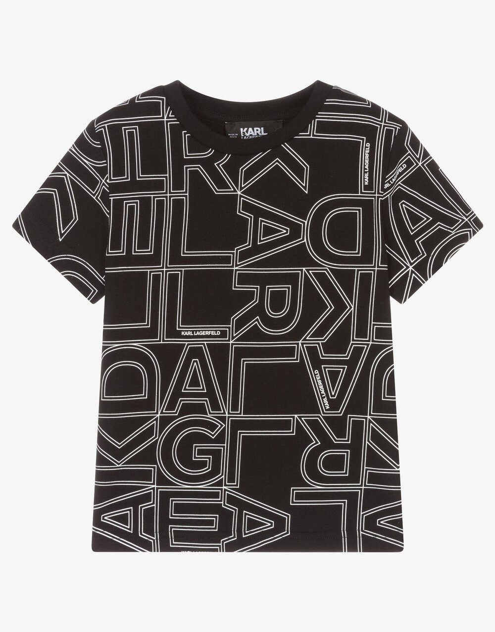 Boys Orange Cotton T-Shirt - الصورة 3